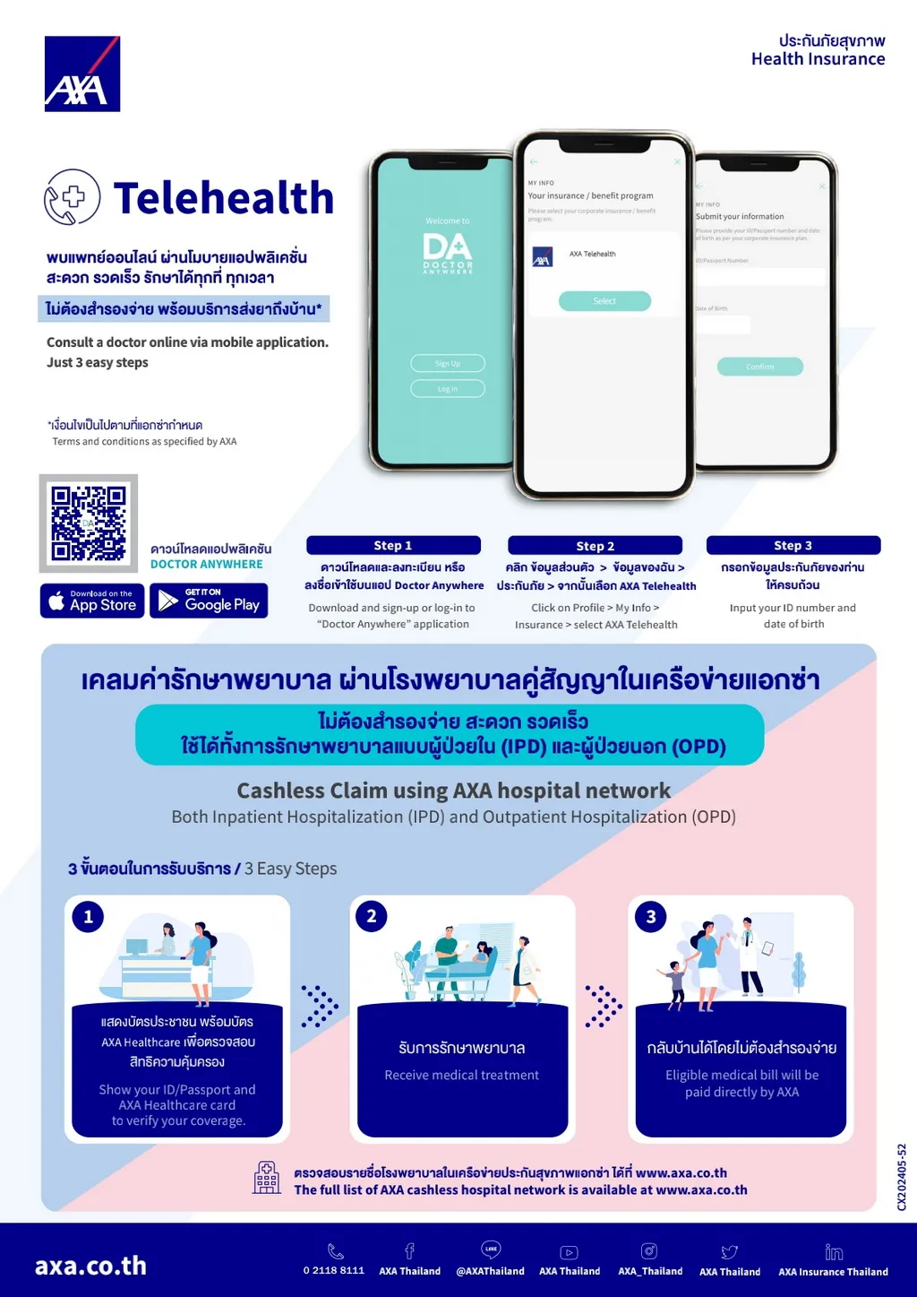 ประกันสุขภาพเด็ก-AXA-Telehealth